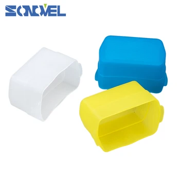 

3 Color Blue+Yellow+white kit Flash Bounce Diffuser Set for Canon 580EX 580EX II YONGNUO YN-560 YN-560 II YN-565EX YN-568EX