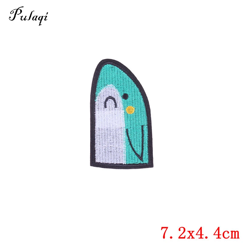 

Pulaqi Fish Cartoon Patch Embroidered Applique Sew Iron On Garment Accessories Clothes Armband For Jeans Hat F
