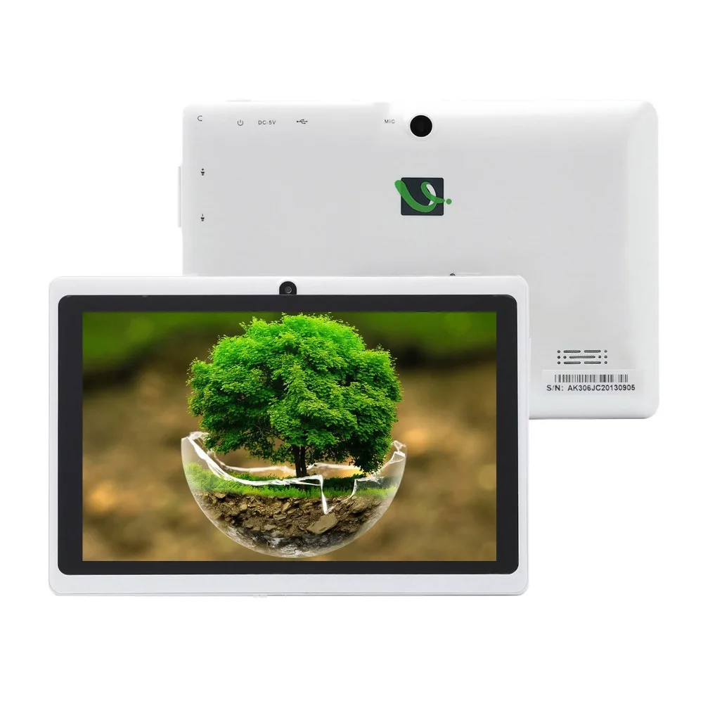 iRULU eXpro X1s 7’’ Android4.4 планшет ПК 1024*600 HD четырехъядерный 8ГБ/16ГБ ПЗУ Android система