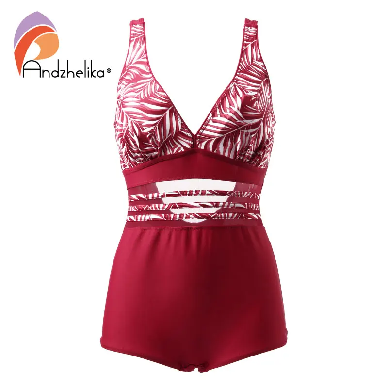 Andzhelika bikini 2018 женский купальник монокини для девушек размера плюс боди Монокини