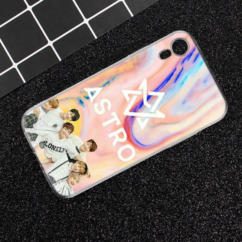Модный силиконовый чехол KPOP ASTRO для Apple IPhone 11 Pro XS Max X XR 7 8 6 6s Plus 5S SE TPU мягкие чехлы