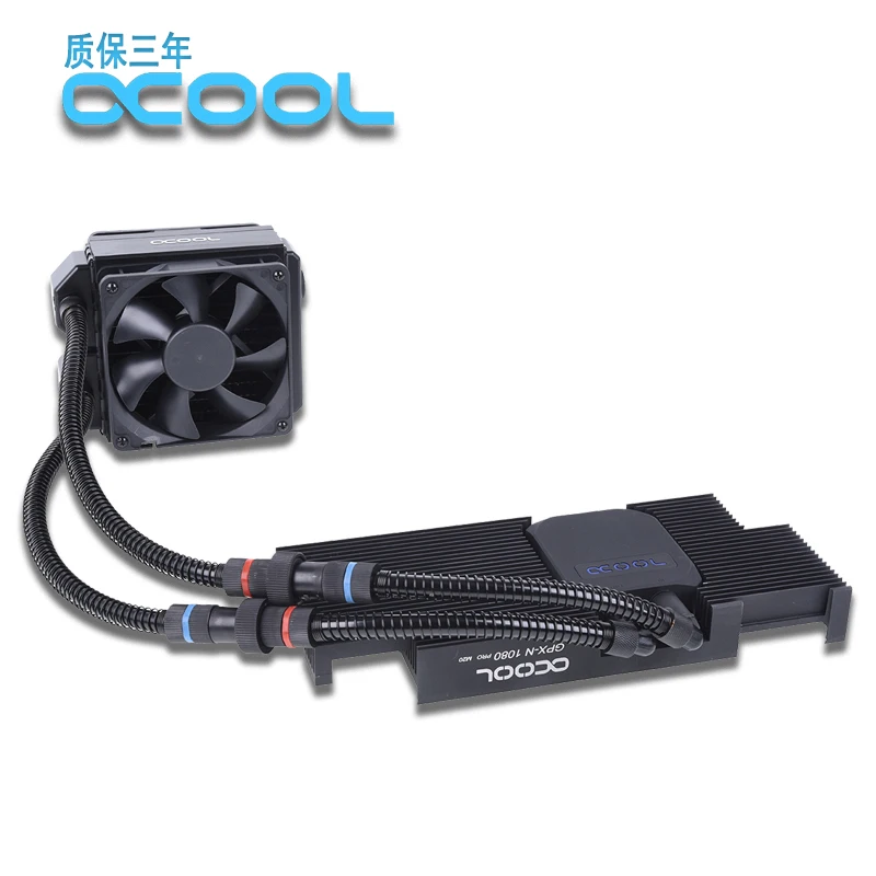 Alphacool видеокарта интегрированный радиатор с водяным охлаждением для ASUS Eiswolf gtx 1080Ti gpu cooler