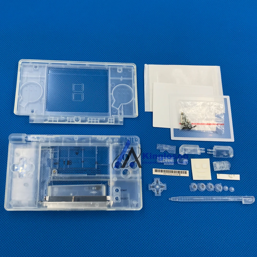 Ограниченная серия стиль прозрачный полный набор корпус Оболочка Чехол ж/Кнопка комплект для nintendo DS Lite DSL отвертка