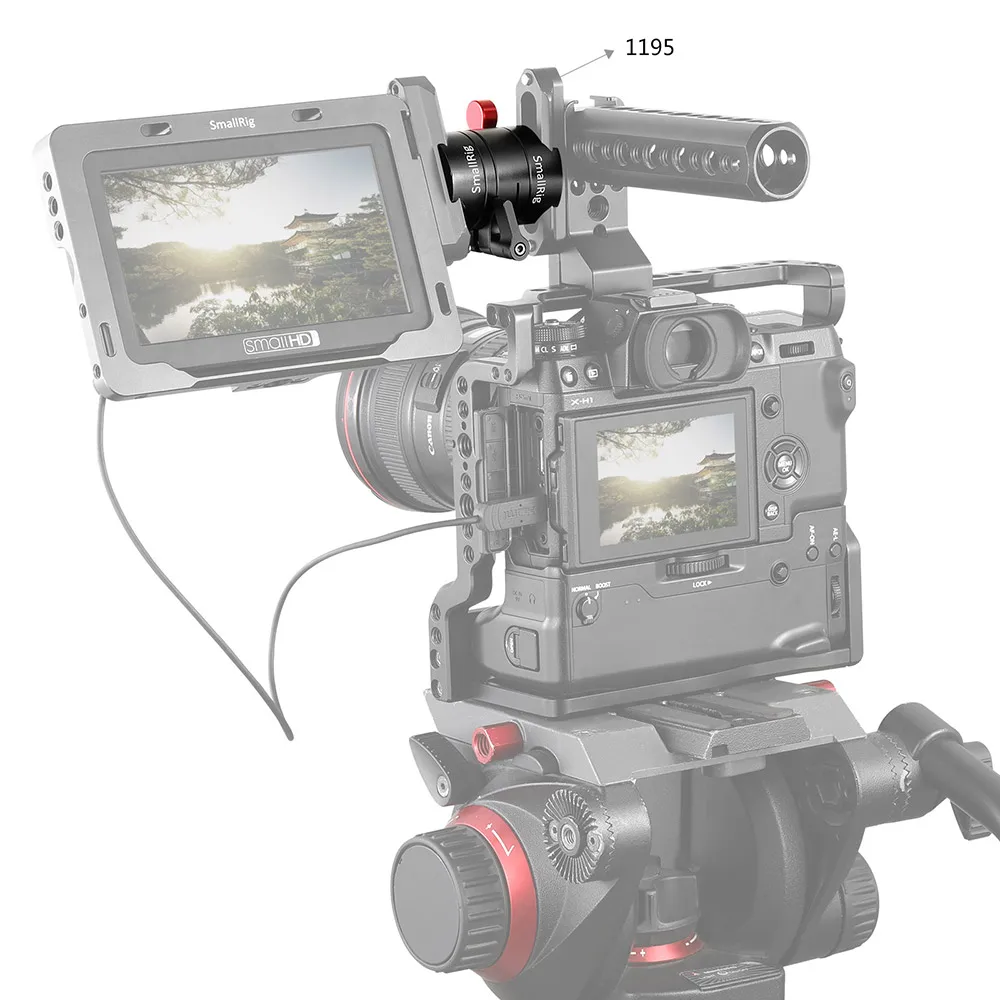  SmallRig EVF Mount For Universal DSLR Camera Rotatable Monitor Camera Mount With Nato Clamp To Fix 
