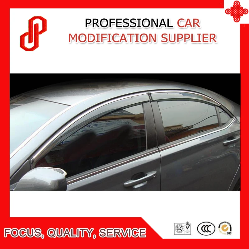 

High Quality Injection molding trim vent shade rain sun wind deflector window visor for Roewe 550 e550 2008-2016