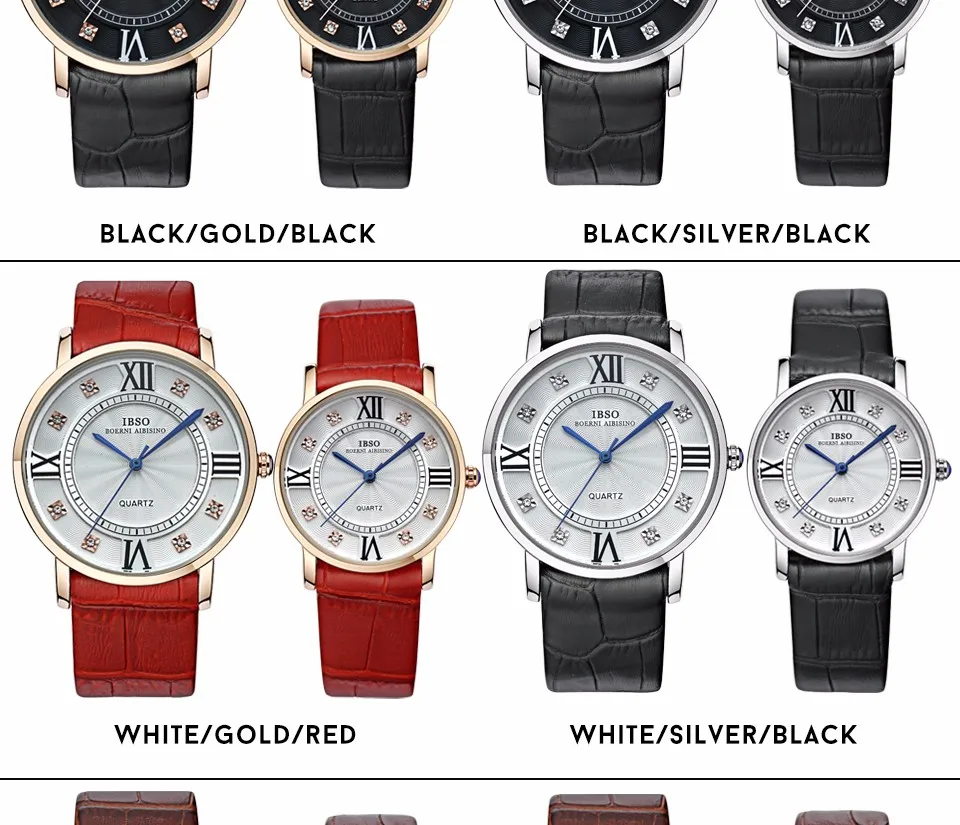 IBSO брендовые Роскошные ультра тонкие часы для влюбленных, модные женские часы, деловые роскошные часы с ремешком из натуральной кожи, мужские часы Relojes Hombre