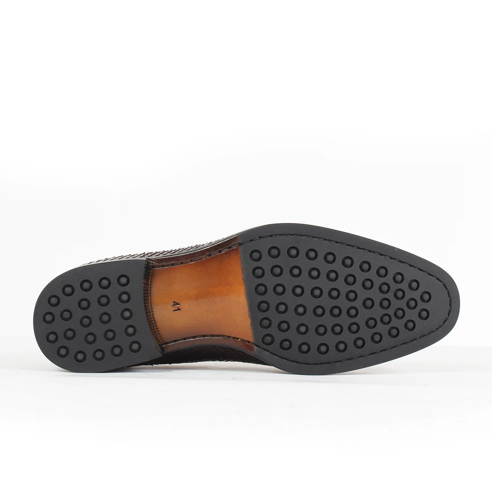 Vikeduo/ классические мужские лоферы ручной работы; Модные Повседневные Вечерние туфли без застежки из Натуральной Змеиной кожи; дизайн