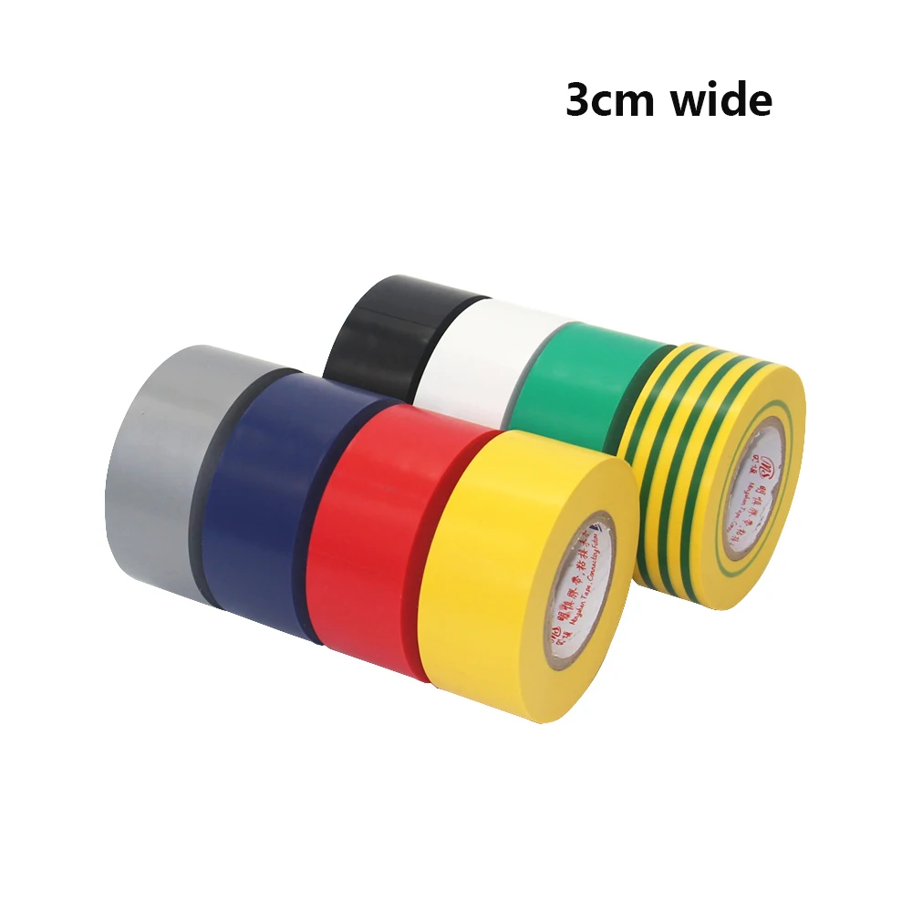 1pc Blue Electrical tape insulation tape PVC Waterproof Tape width 10mm long 18m 
