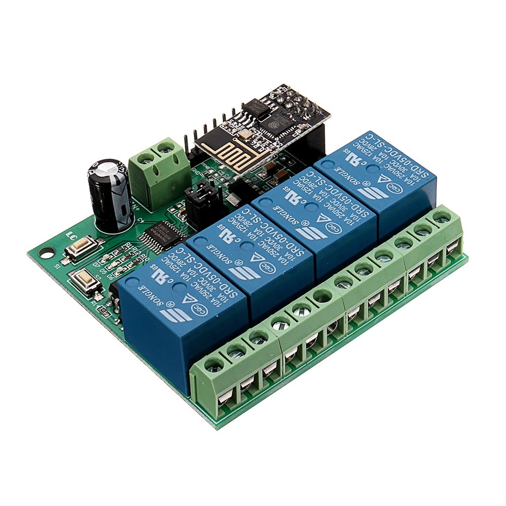 DC5V ESP8266 четыре WiFi реле канала IOT домашний смарт-телефон приложение пульт дистанционного управления Управление переключатель