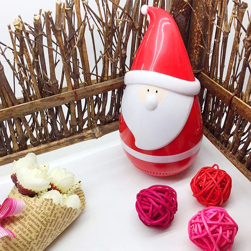 Christmas Gifts Mini Santa Bluetooth Speaker Cute Tumbler Wirless Stereo Surround Speaker Subwoofer Hifi Music Player  (9)