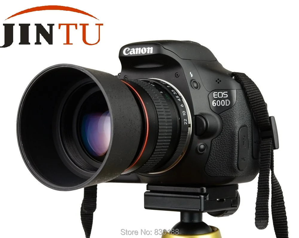 Телеобъектив JINTU 85 мм f/1 8 портретный с ручной фокусировкой для Nikon D7200 D7100 D7500 D5600 D5500