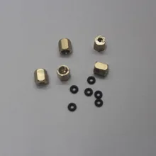 20 шт DX4 dx5 головка демпферный винт стержня крепятся на демпфер DX4 dx5 с чернильная трубка 4(od)* 3(I.D) Медь винт-хомут с круглым воротником для мальчиков и девочек