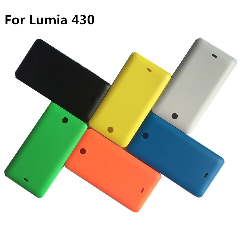 Менее но лучше Новая задняя крышка для Microsoft lumia 430 чехол батареи Nokia с боковой