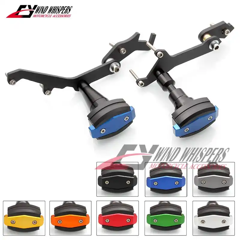 Motorcycle Cnc Aluminum Falling Protection Frame Sliders Crash Protector For Suzuki Gsxr150 Gsxr 150 Gsx R 150 2017 2018 17 18 Falling Protection Aliexpress