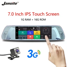 Jansite 3G 7 “Touch Screen Dash Cam Android 5.0 Auto DVR GPS di Navigazione per Auto Video Recorder immagine Inversa macchina Fotografica di retrovisione Dello Specchio