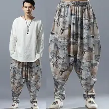 Повседневные брюки с индивидуальным принтом, Мужские штаны, штаны-шаровары, мужские брюки, модные панталоны для мужчин, уличный стиль, новинка, китайский стиль