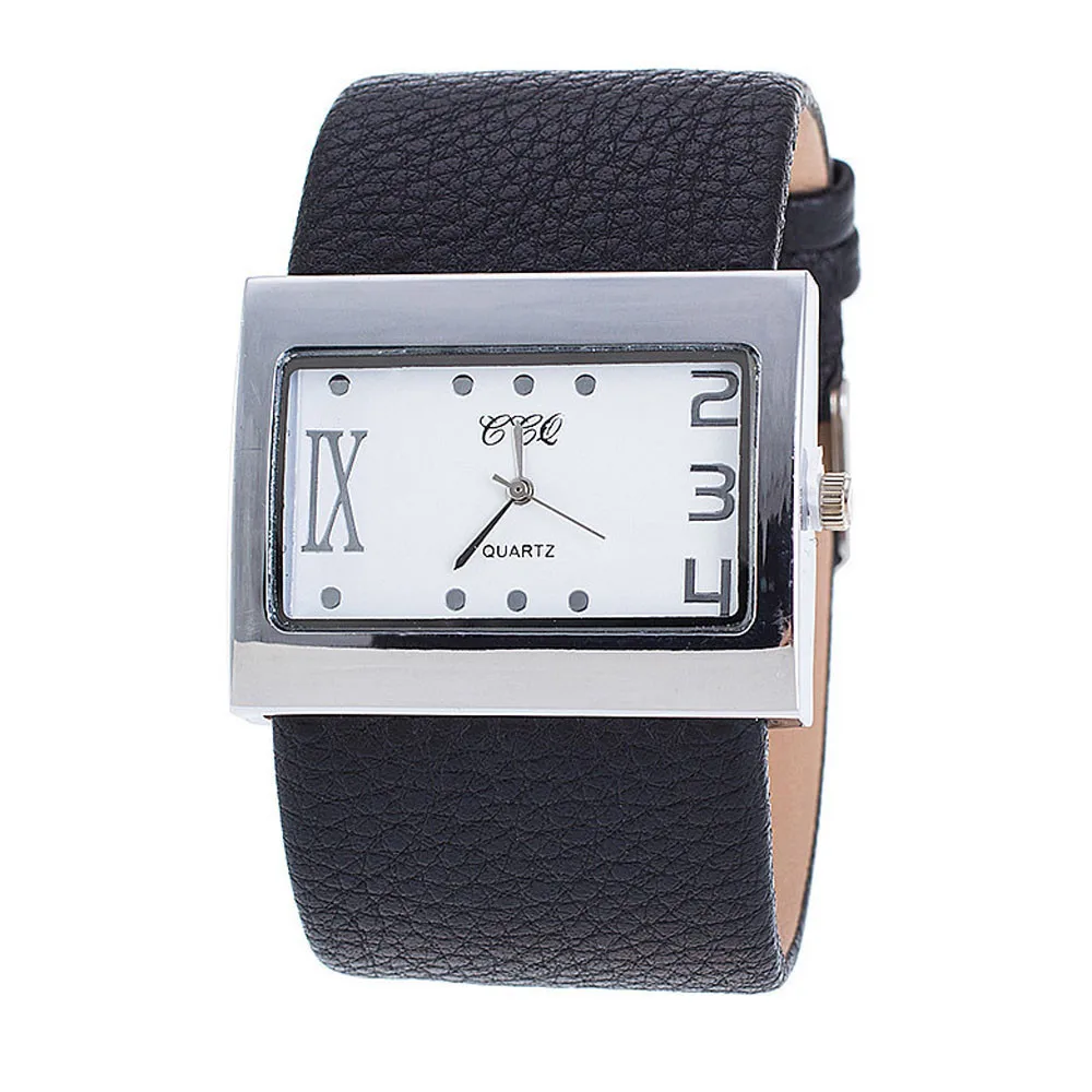 CCQ Топ бренд Wo мужские часы кожаные часы мужские часы наручные часы женская одежда кварцевые часы montre femme подарки# N05