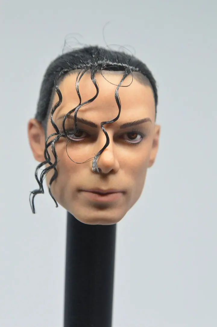 1/6 на заказ Майкл Джексон MJ для горячих игрушек Фигурка голова sculpt|Игровые