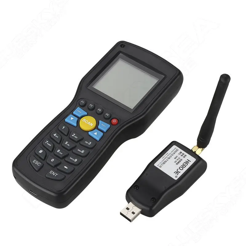 

Original Heroje 1D EAN13 UPCA/E Wire Wireless Barcode Scanner Data Inventory Collector Terminal With Search Engine