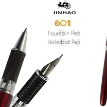 Шариковая ручка или перьевые ручки Бургундия J601 ручки для подписи лучшие подарки 2 шт/партия-Insured ное