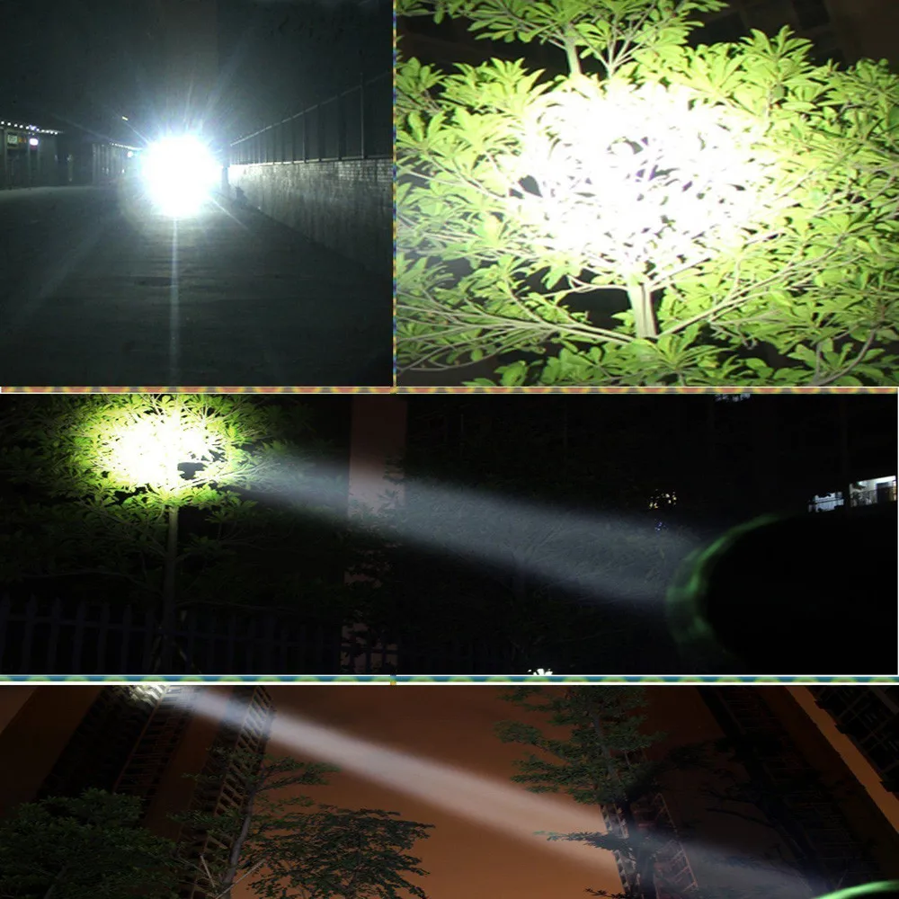 Супер яркий фара светодиодная аккумуляторная 5000 люмен для Охота путешествие приключение Наружное освещение фонарик #4A10