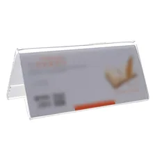 Акриловый V Форма бейджик, Держатель таблички, держатель номера стола