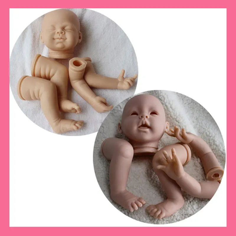 

2pcs Kits#DK-14 20inch DIY Reborn Doll Kit Mold ifelike Handmade Bebe Reborn Doll Kit Toys Accessories Assembly Playmate