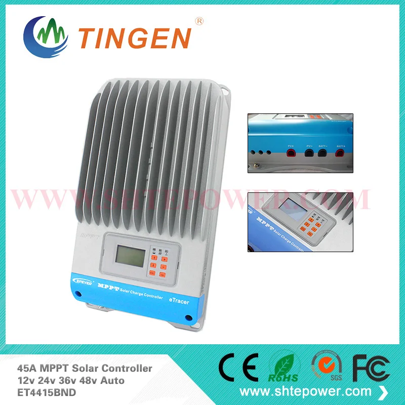 

2016 new solar charge mppt controller 45a 150v 12v/24v/48v auto work