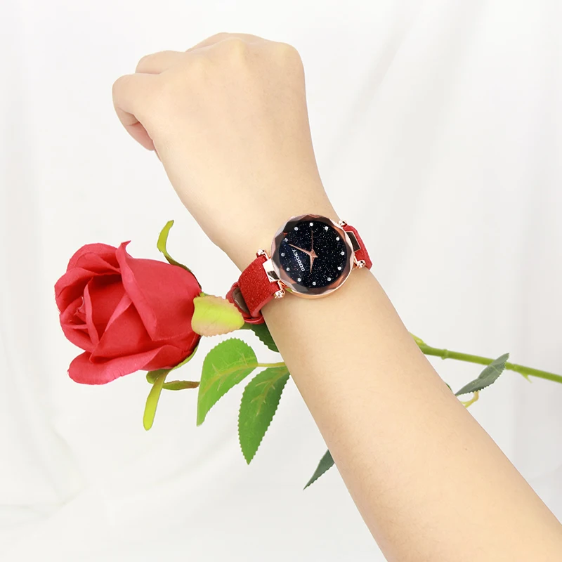 Gogoey женские часы модные Reloj Mujer звездное небо роскошные женские часы для женщин Стразы bayan kol saati