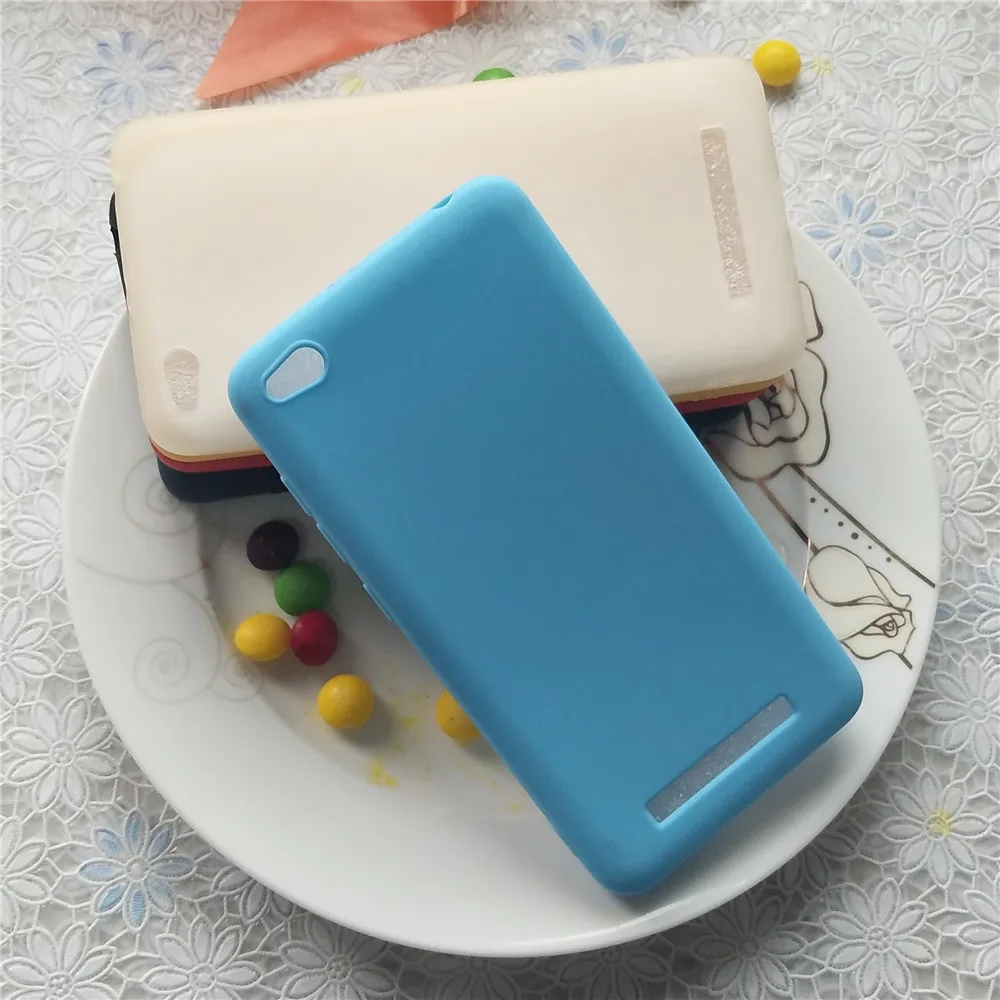 Macarons цветной ТПУ силиконовый матовый чехол для Xiaomi Redmi 4A высокое качество яркий