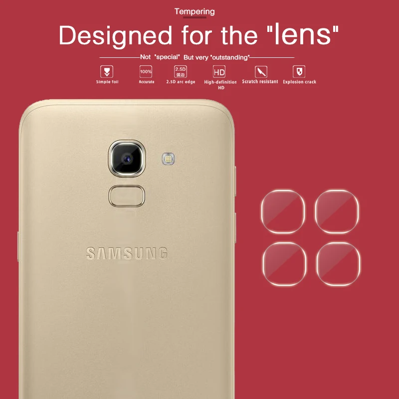HD Задняя камера Объектив Закаленное стекло пленка для Samsung Galaxy J5 J2 Pro J1 Mini Prime J4 2018 J6