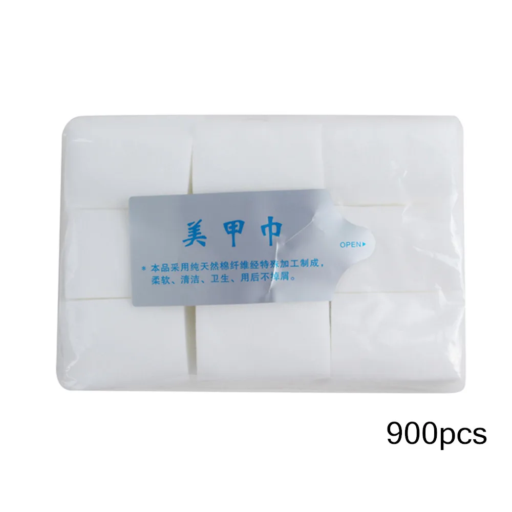 Высокое качество 900 шт Горячая лак для ногтей для удаления подушек бумажное полотенце УФ-гель для ногтей Очищающие Влажные Салфетки