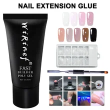 Гель продлевающий половой акт строитель для ногтей удлинение двойной головы Художественный набор ручек модный макияж для женщин Прямая поставка