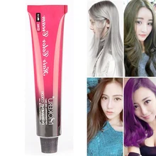 100 мл Органическая натуральная фиолетовая синяя краска для волос без аммиака Перманентная краска для волос унисекс профессиональная крем-краска для волос