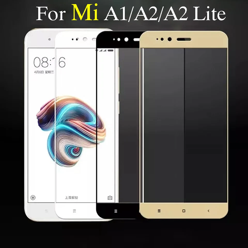 Защитное стекло для xiaomi ksiomi a1 a2 a2lite защита экрана redmi lite 6x mi 5x a 1 2a закаленное