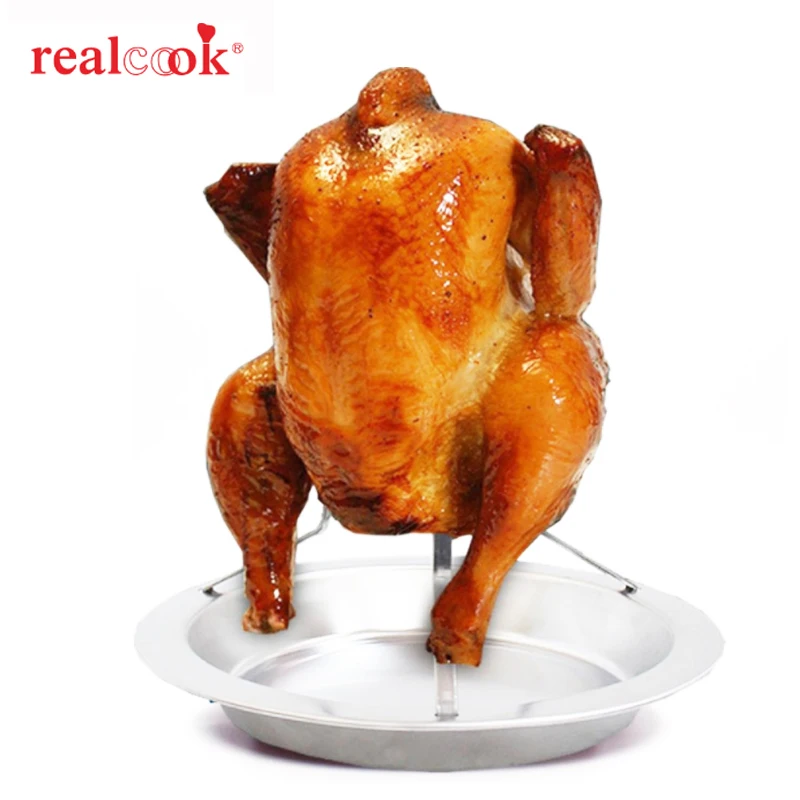 Buy Stainless Steel Upright Chicken Roaster Rack