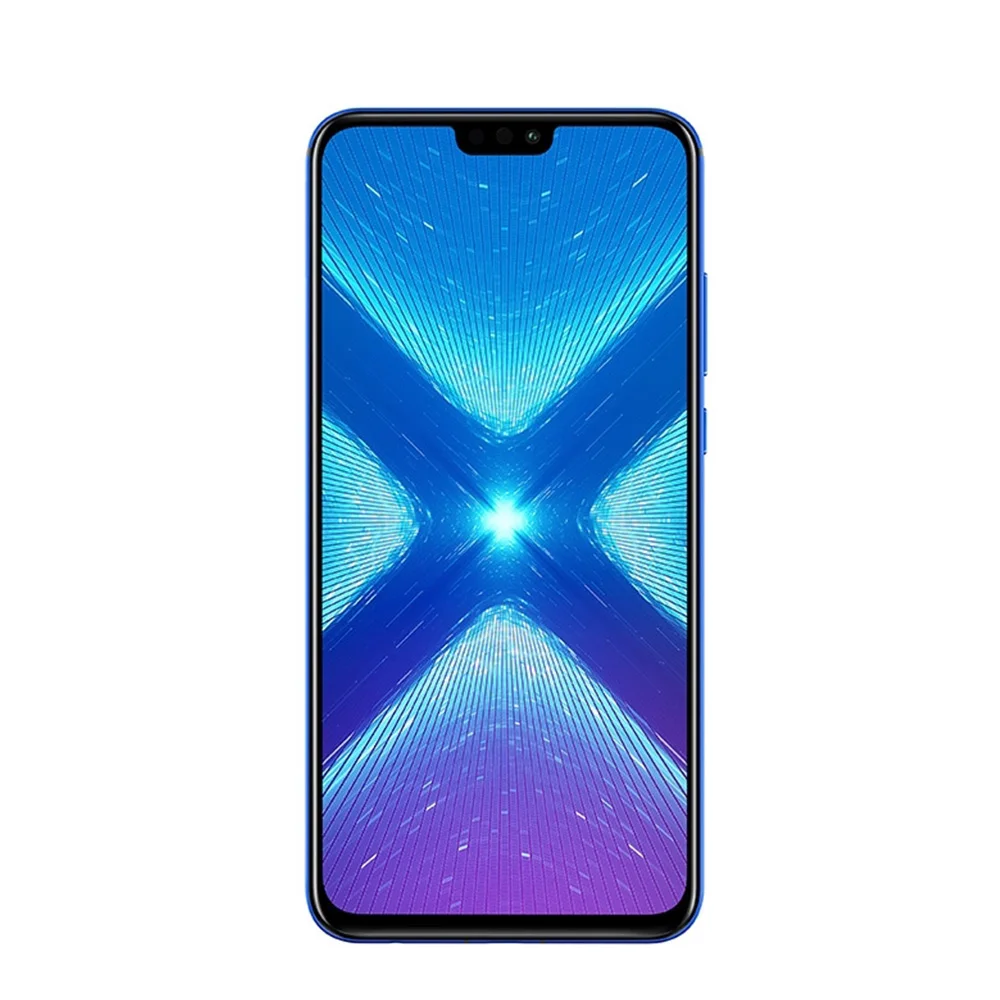 Глобальная версия Honor 8X, мобильный телефон, Безель, 6,5 дюймов, 4 Гб, 128 ГБ, Восьмиядерный, 20 МП, 3750 мА/ч, отпечаток пальца, Android 8,1