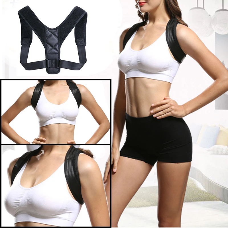 

Adjust magnetic therapy Back Posture Corrector Brace Shoulder Back Support Belt Shoulder Posture for Unisex MR590