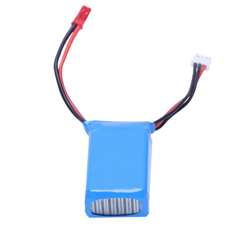 JABS 2Pcs 7.4V 1100Mah 25C 2S Lipo Battery Jst Plug Rechargeable For Wltoys A949 A959 A969 A979 Rc Car Airplane Drone