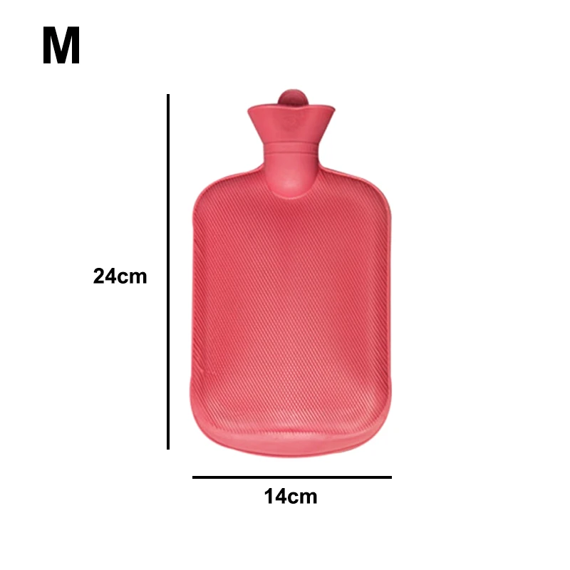 Размер s m бутылка для горячей воды Толстая резина высокой плотности мешок для горячей воды ручной нагрев бутылки для воды зимняя грелки