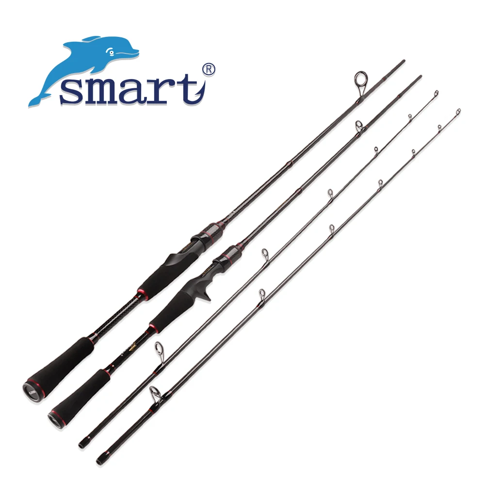 Спиннинговое удилище SMART 2Sec 1 8 м/2 м 5 15 фунтов/7 25 г удочка для забрасывания ловли на