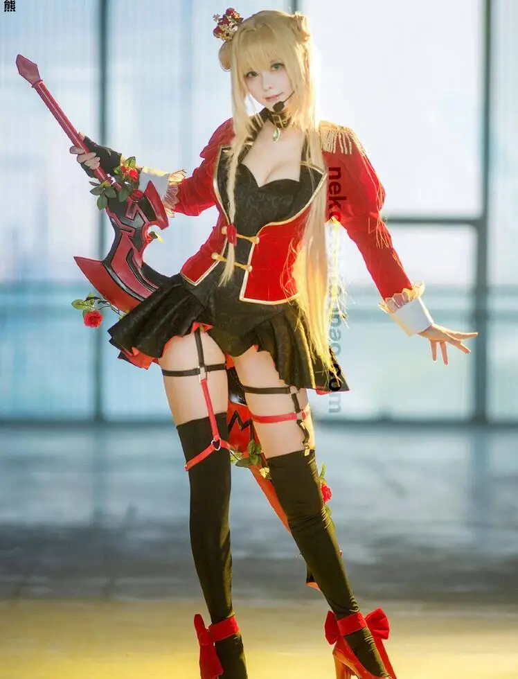 Nero FGO Cosplay Idol Нерон Клавдий Новый тканевый костюм для косплея сексуальные