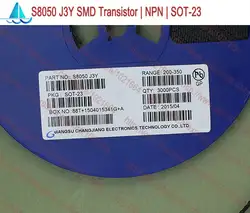 (200 шт./лот) S8050 J3Y 8050 SMD транзистор NPN 0.5A 25 В СОТ-23