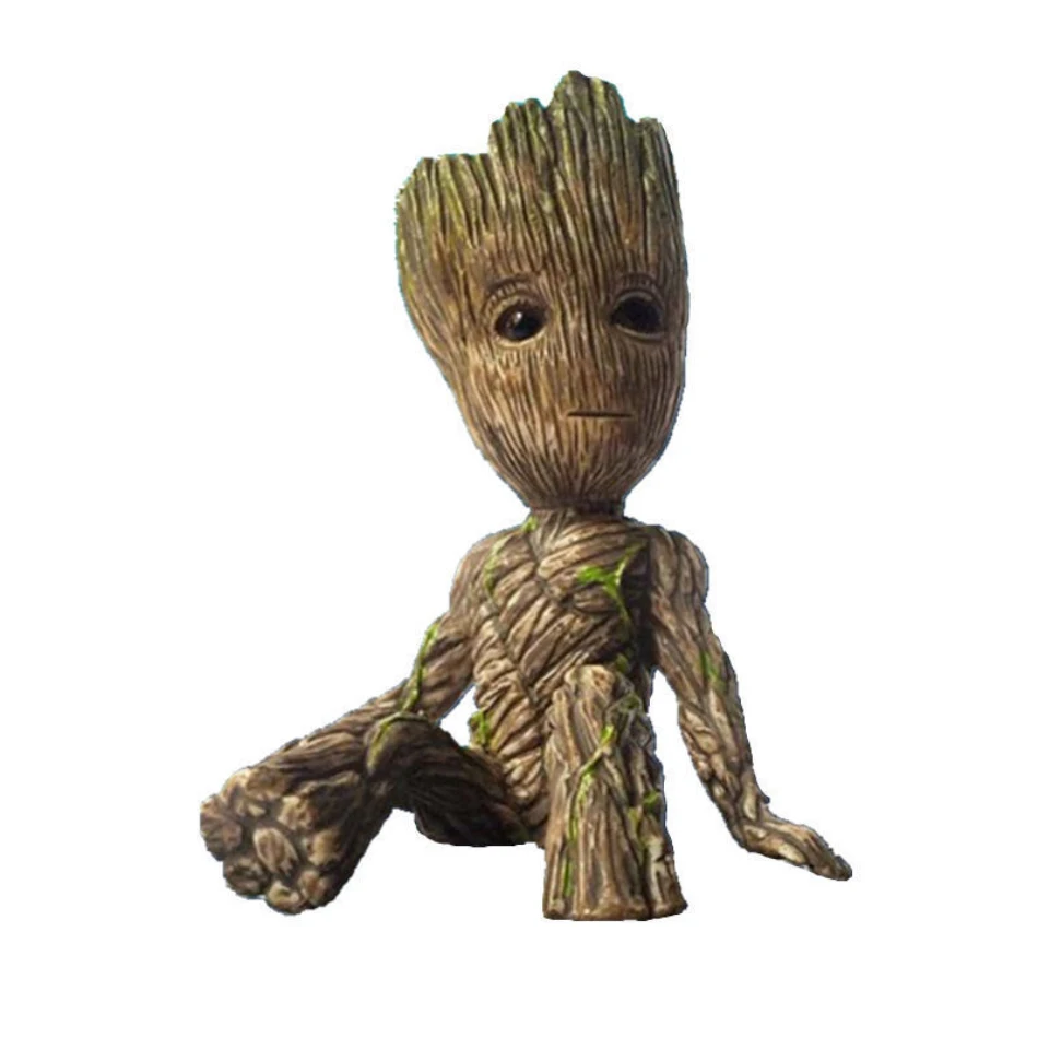 Anime font b Figure b font Guardians of The Galaxy 2 Baby Tree Man Baby Sitting