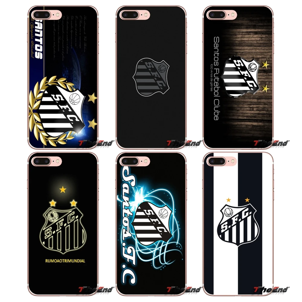 Чехол для телефона Sony Xperia Z Z1 Z2 Z3 Z5 compact M2 M4 M5 E3 T3 XA Aqua LG G4 G5 G3 G2 Mini Football Club Santos FC с