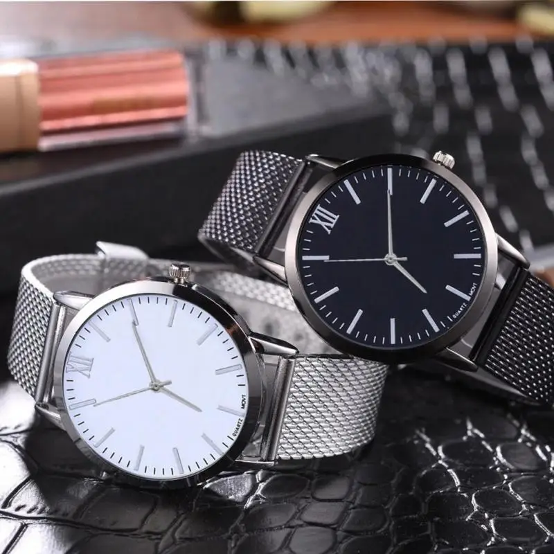 

Fashion Men Watches Male Top Brand Luxury Quartz Watch Men Casual Slim Dress Waterproof Sport Silica Gel Mesh Belt WristWatch