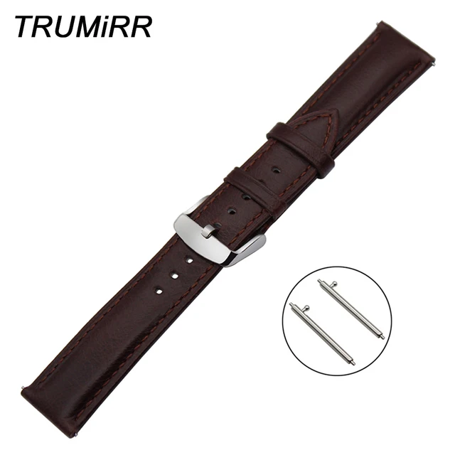 Best Offers France Genuine Leather Watchband 18mm 20mm 22mm Quick Release Watch Band Steel Buckle Wrist Strap for Seiko Omega Tissot Casio