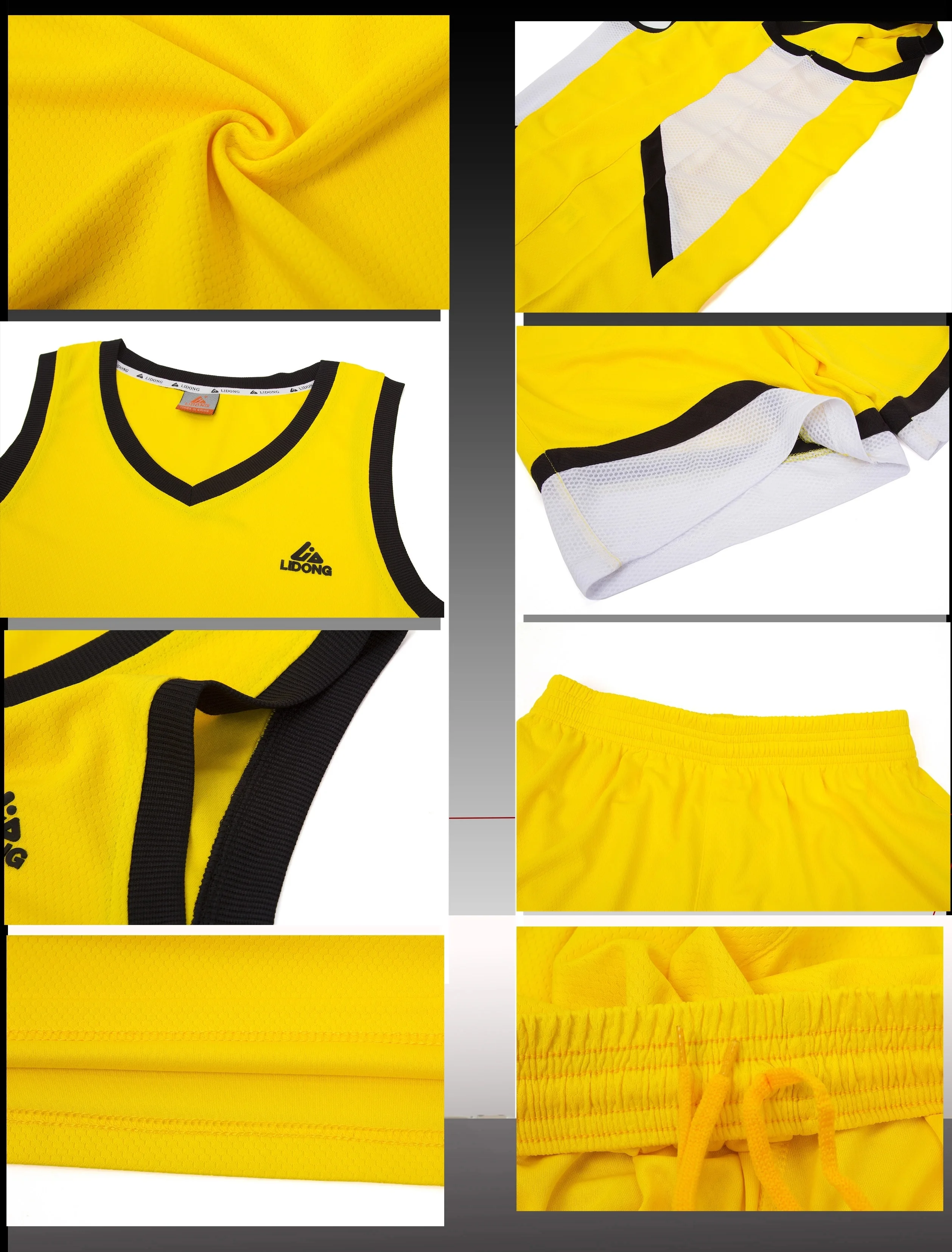 Create your own style college basketball jersey set wholesale best black basketball jersey design