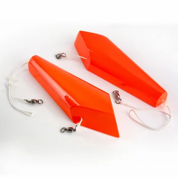 

FISH KING 2PCS/Set 24 CM Red Left/Right Wood Sea fishing Boat Trolling Lure Tackle Accessories