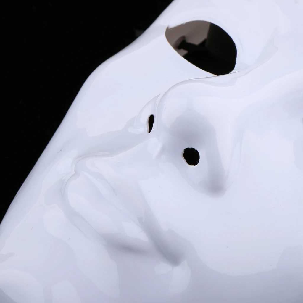 DIY Unpainted Mask White Blank Face Mask Masquerade Costume Masks for Party Decoration Accessories